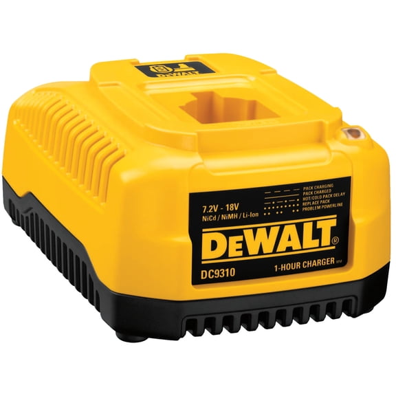 DeWalt 1 Hour Charger; 1 Hour Charger 7.2 - 18 Volt; NiCd/NiMH/Li-Ion Fast Charger
