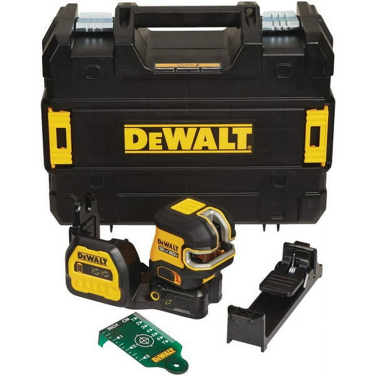 DeWalt 12V 20V MAX Cordless Green Cross Line 5 Spot Laser Level Tool Only