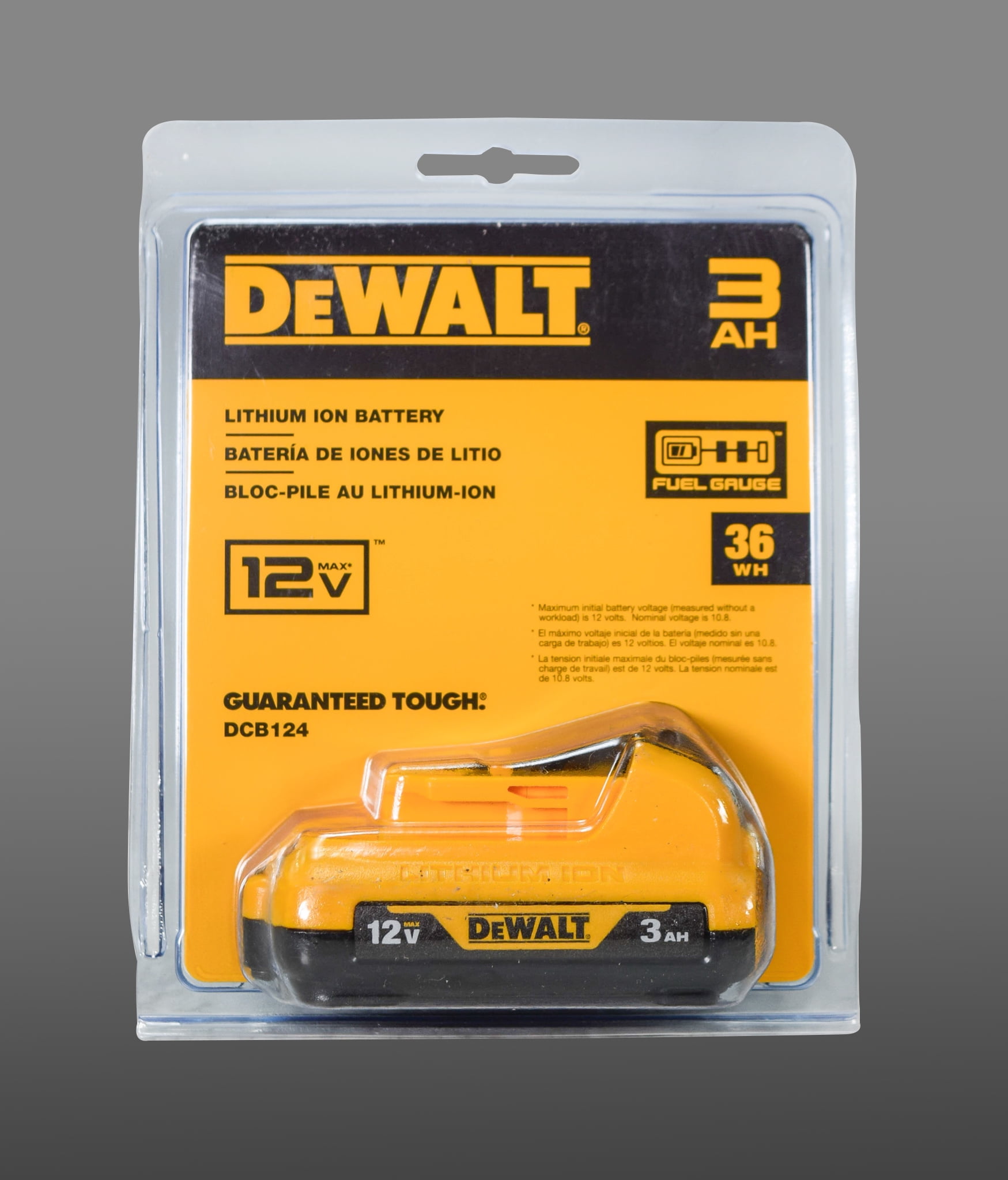 DeWalt DCB124 3.0 AH 12-Volt Lithium-Ion Battery Pack