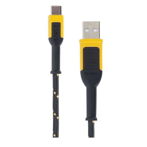 DeWalt 131 1348 DW2 Reinforced Braided Cable for USB to USB-C, 6 Feet, Each