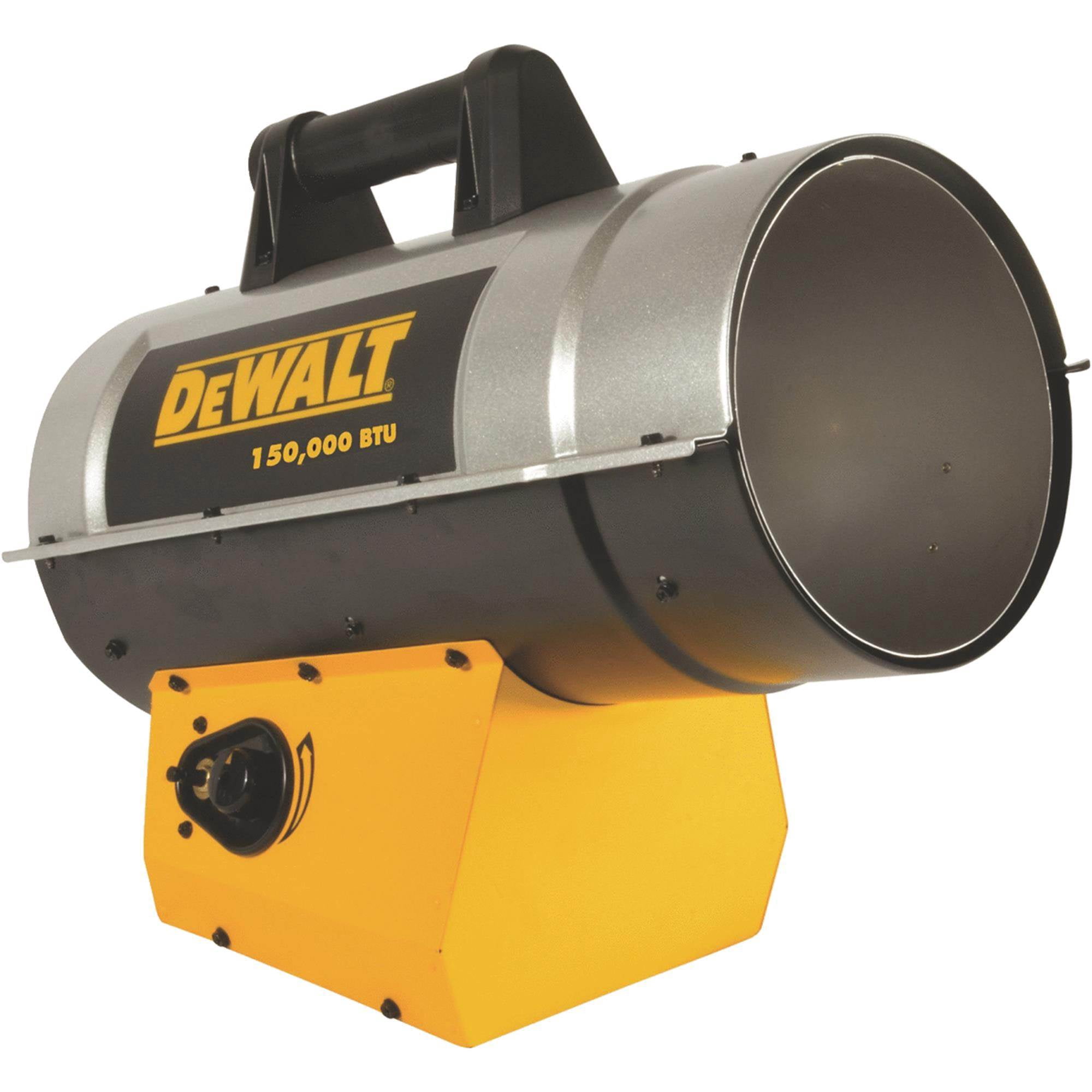 DeWalt 150000 BTU Industrial Jobsite Portable Cordless Forced Air Propane  Heater - Walmart.com