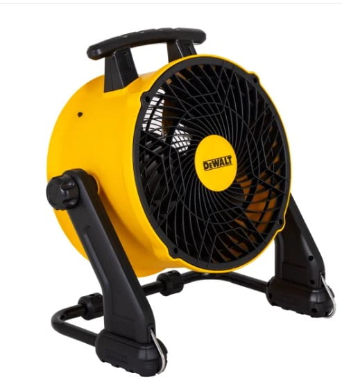 DeWalt 16" 3-Speed Benchtop and Hanging Drum Fan