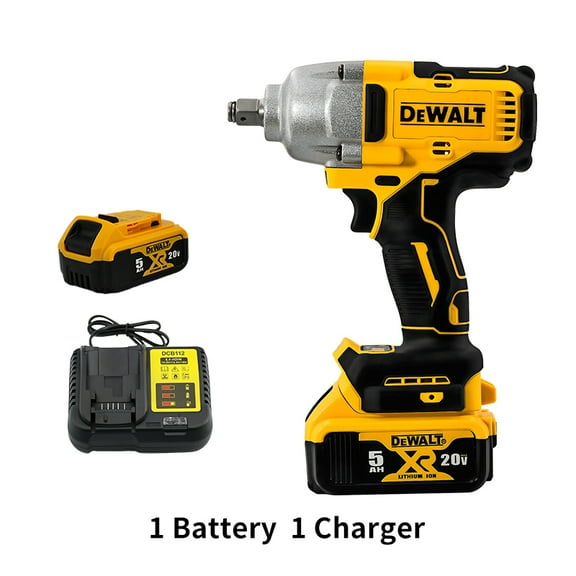 DeWalt® 20V Brushless High Torque Impact Wrench DCF900 (impact wrench + Batteries + Chargers)