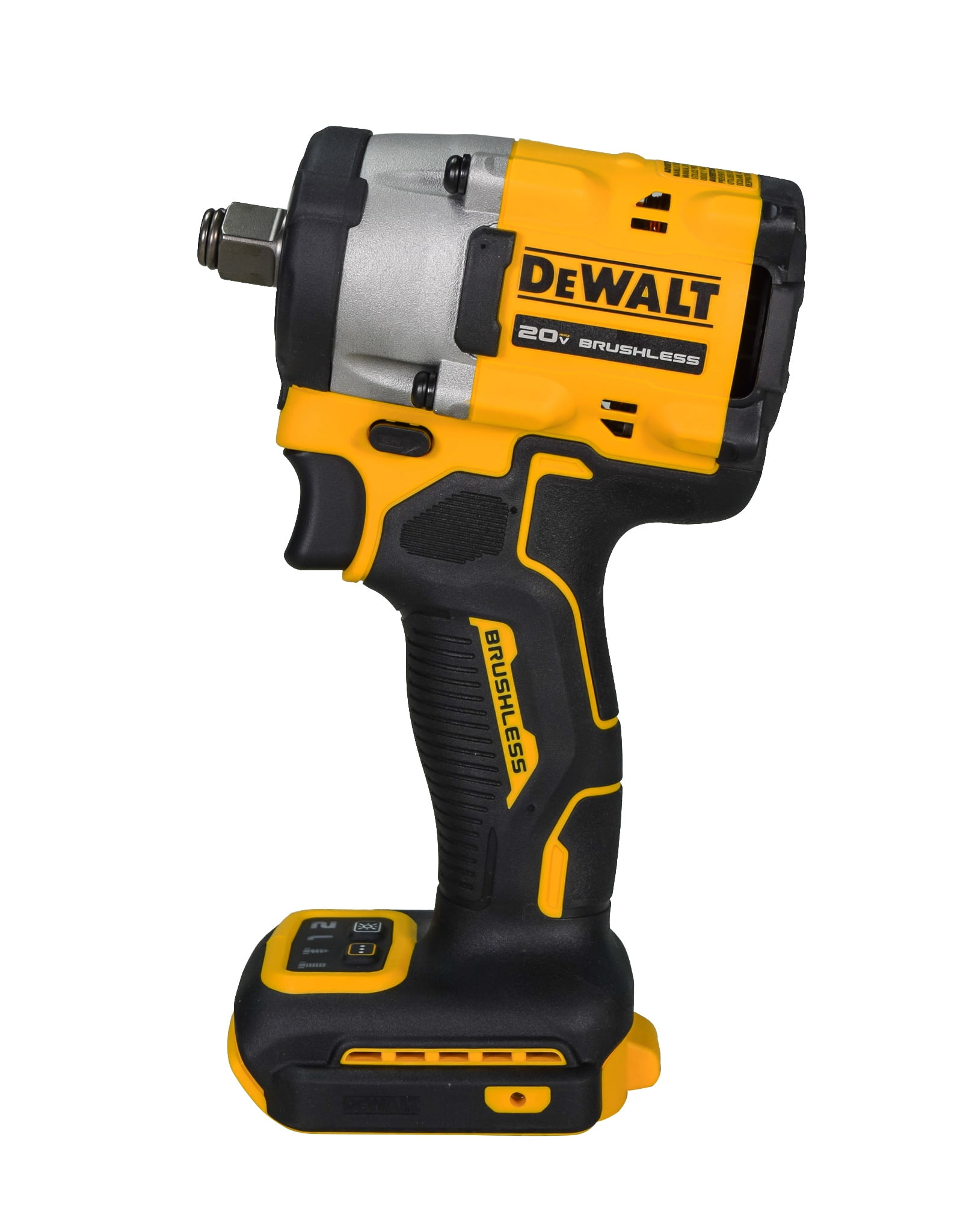 DEWALT ATOMIC 20V MAX 1/2 in Cordless Impact Wrench with Hog Ring Anvil (DCF921B)  300 ft-lbs Fastening, 450 ft-lbs Breakaway, Tool Only