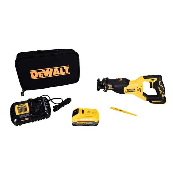 Dewalt 20V MAX XR Brushless Lithium-Ion Cordless Reciprocating Saw Kit with POWERSTACK Battery (5 Ah) - DCS382H1