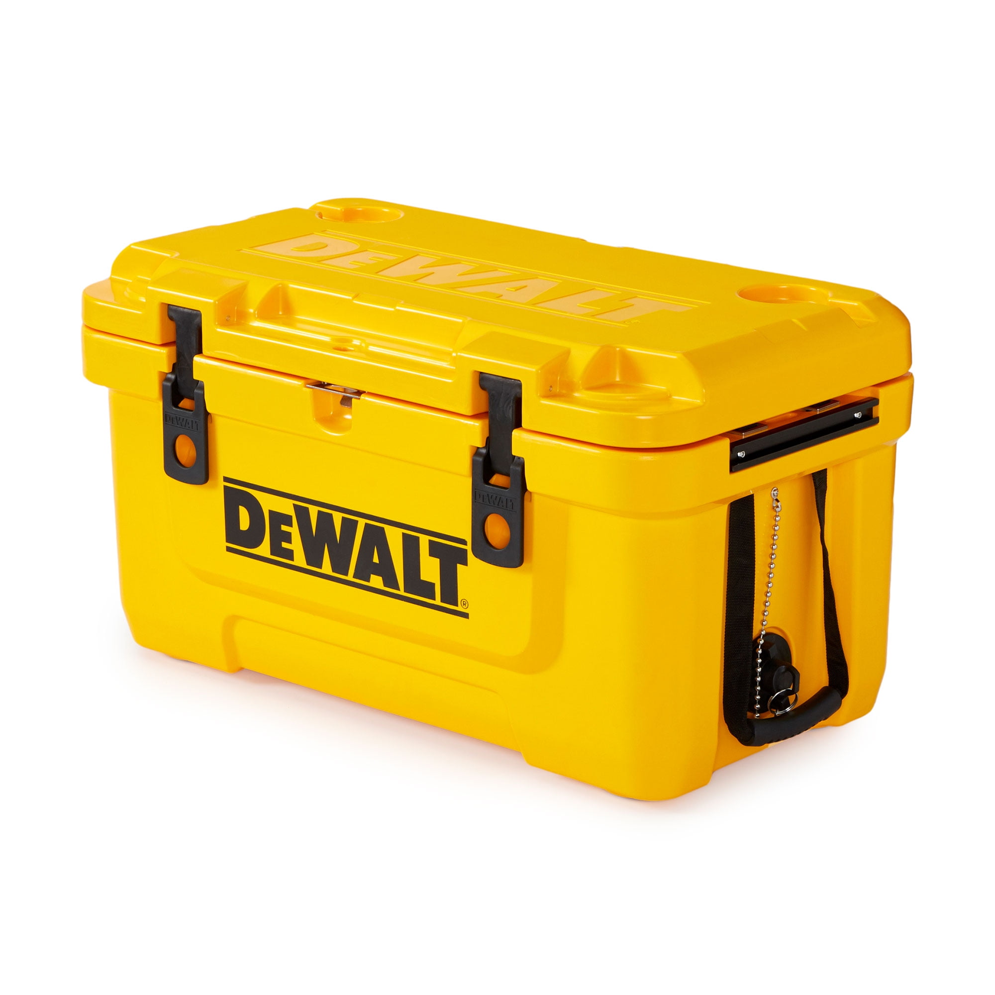 DeWalt 45 Quart Insulated Lunch Box Cooler Portable Roto Molded, Yellow