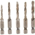 thumbnail image 1 of DeWalt 5-piece Drill Tap Set 1/4" Capacity, DWADTQTR5SET, 1 of 2