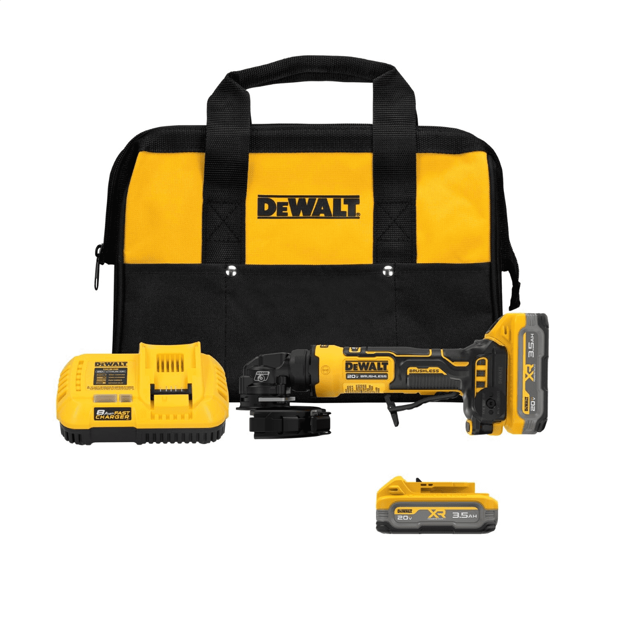 DeWalt ATOMIC 20V MAX 4 Inch Angle Grinder Kit with XR POWERSTACK