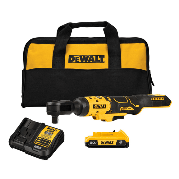 DeWalt ATOMIC COMPACT SERIES 20V MAX* Brushless 1/2 in. Ratchet Kit