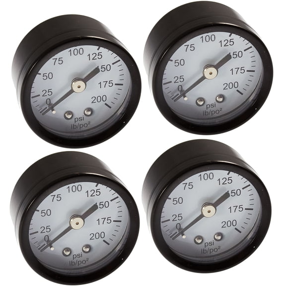 DeWalt Air Compressor Replacement (4 Pack) Pressure Gauge - A17135-4PK