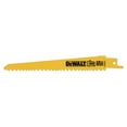 thumbnail image 1 of DeWalt Bi-Metal Reciprocating Saw Blade, 6", 5/8 TPI, Wood, 5/PK (115-DW4847), 1 of 1