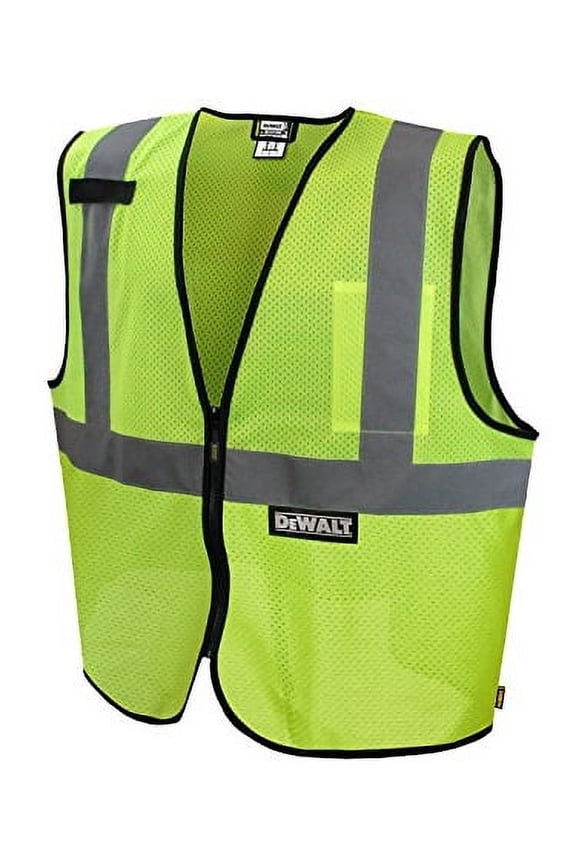 DSV220-M Class 2 Durable Polyester Mesh Economy Green Vest, Medium
