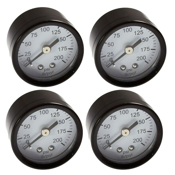 DeWalt D55155/D55152 Compressor (4 Pack) Replacement Gauge - A15699-4PK