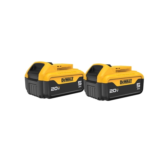 DeWalt DCB205-2C 20V Max XR (2) 5.0Ah Battery and Charger Starter Kit