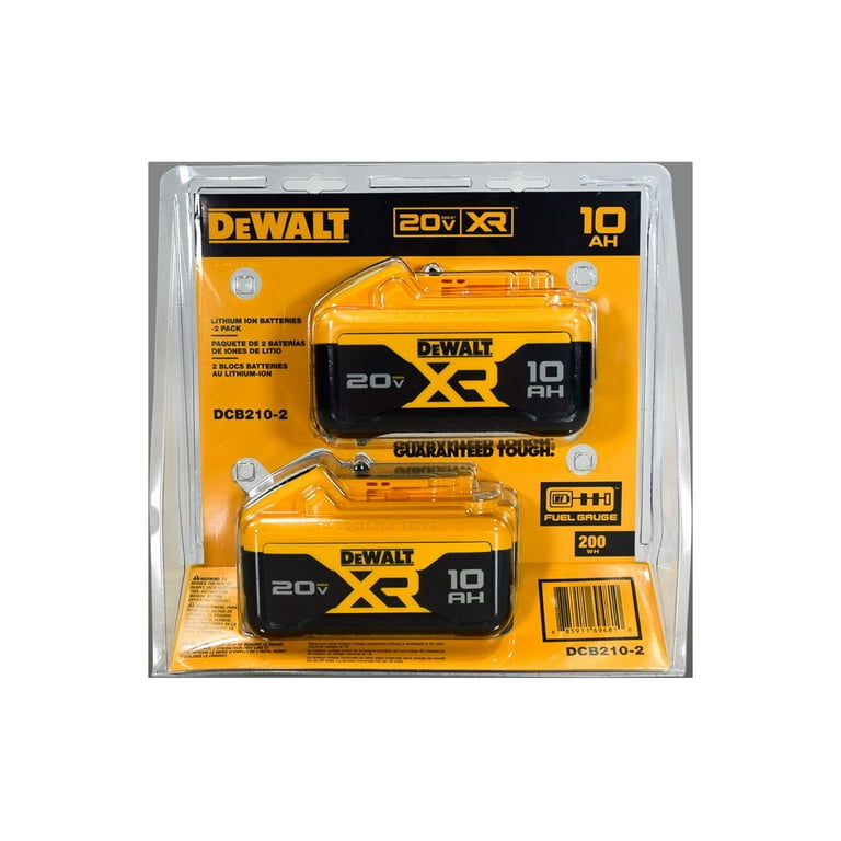 DeWalt DCB210 2 20v 10 Ah Power Tool Battery 2 Pack
