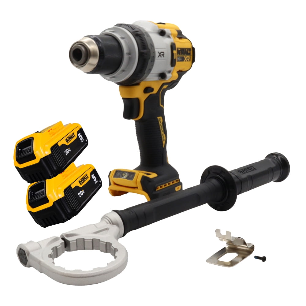 DeWalt DCD1007B 20V MAX XR 1/2" Cordless Hammer Drill with (2) 5Ah Batteries