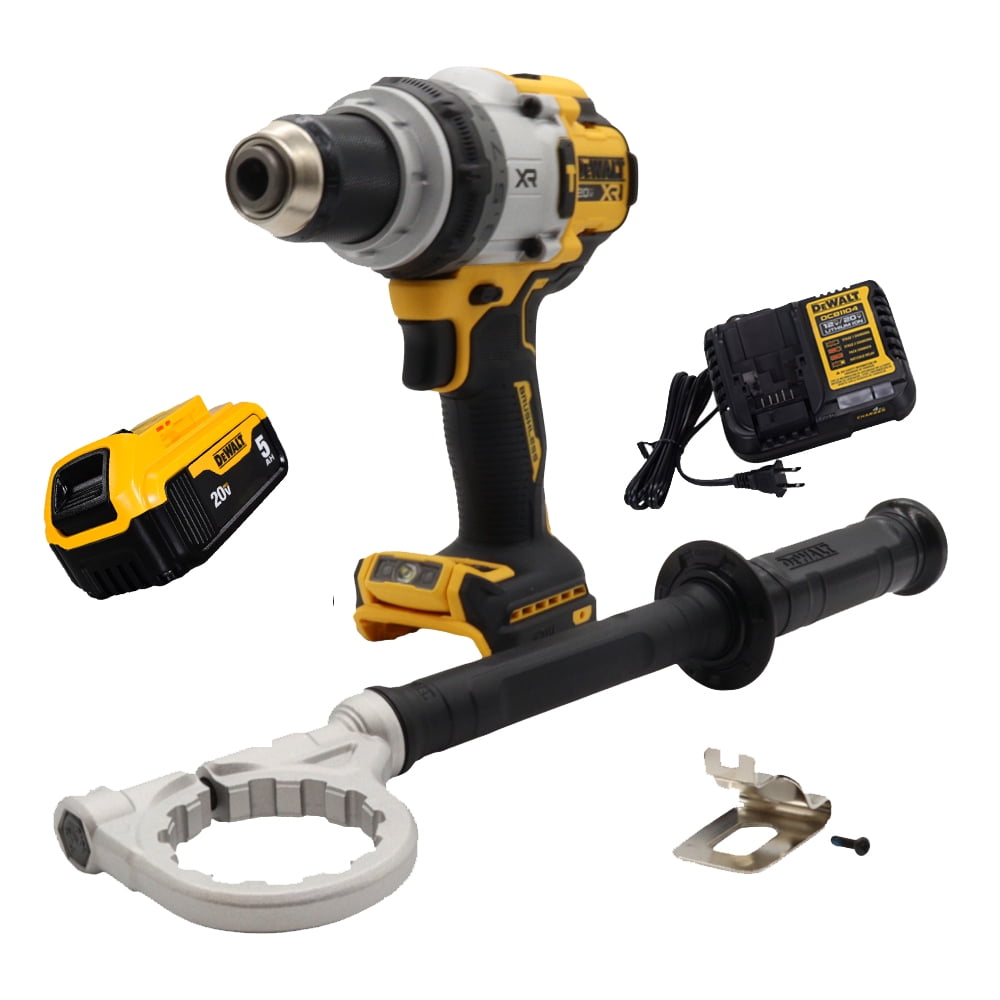 DeWalt DCD1007B 20V MAX XR 1/2" Cordless Hammer Drill with 5Ah Battery & Charger