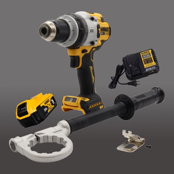 DeWalt DCD1007B 20V MAX XR 1/2" Cordless Hammer Drill with 5Ah Battery & Charger
