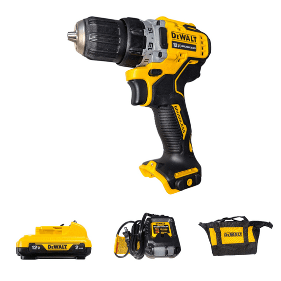 DEWALT XTREME 12V MAX 3/8-In Brushless Cordless Drill/Driver Kit (DCD701F2) | Compact, Powerful, and Built to Last