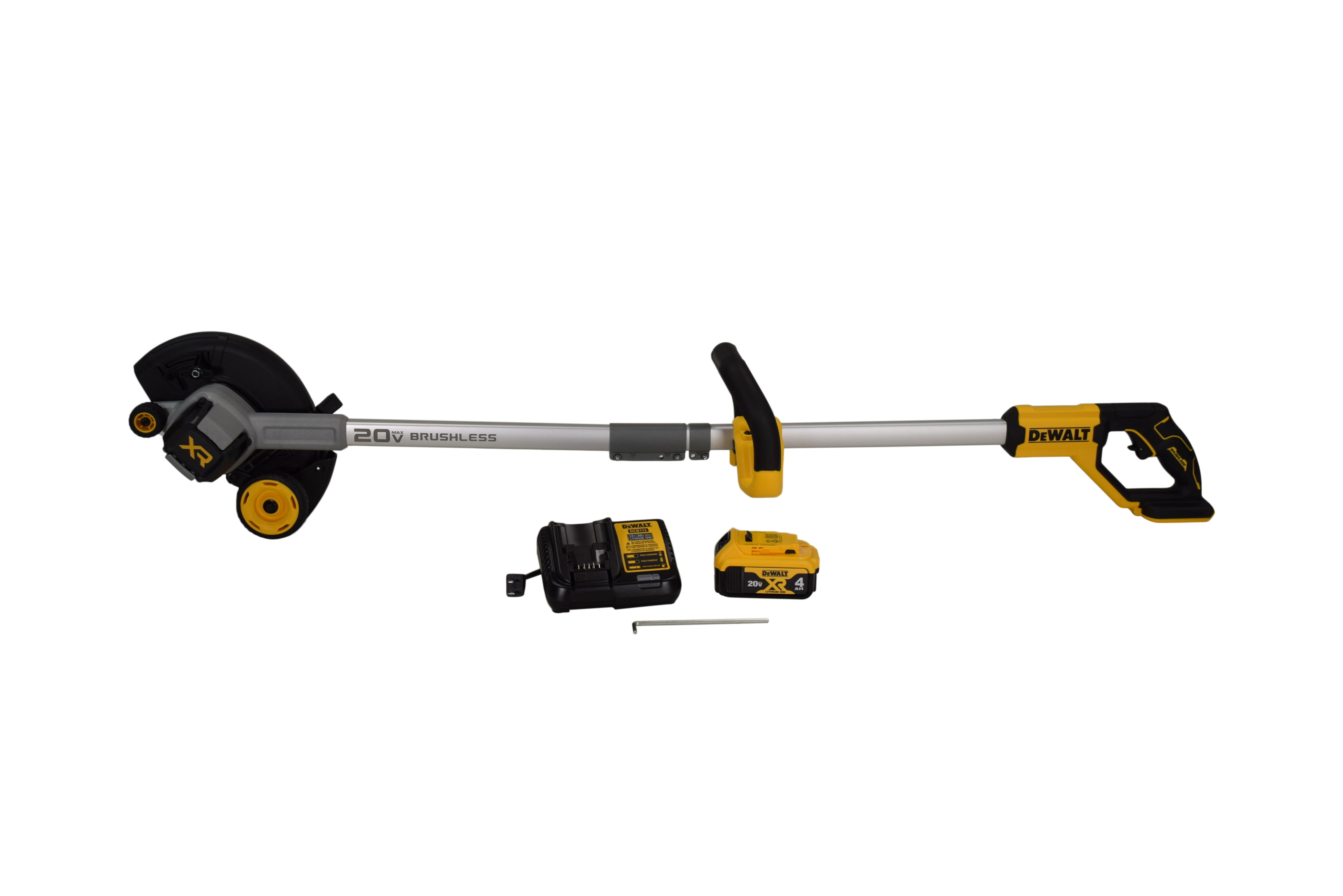 DeWalt DCED400M1 20V MAX Cordless Brushless 7.5" Lawn Edger Kit with 4.0 Ah Battery & Charger