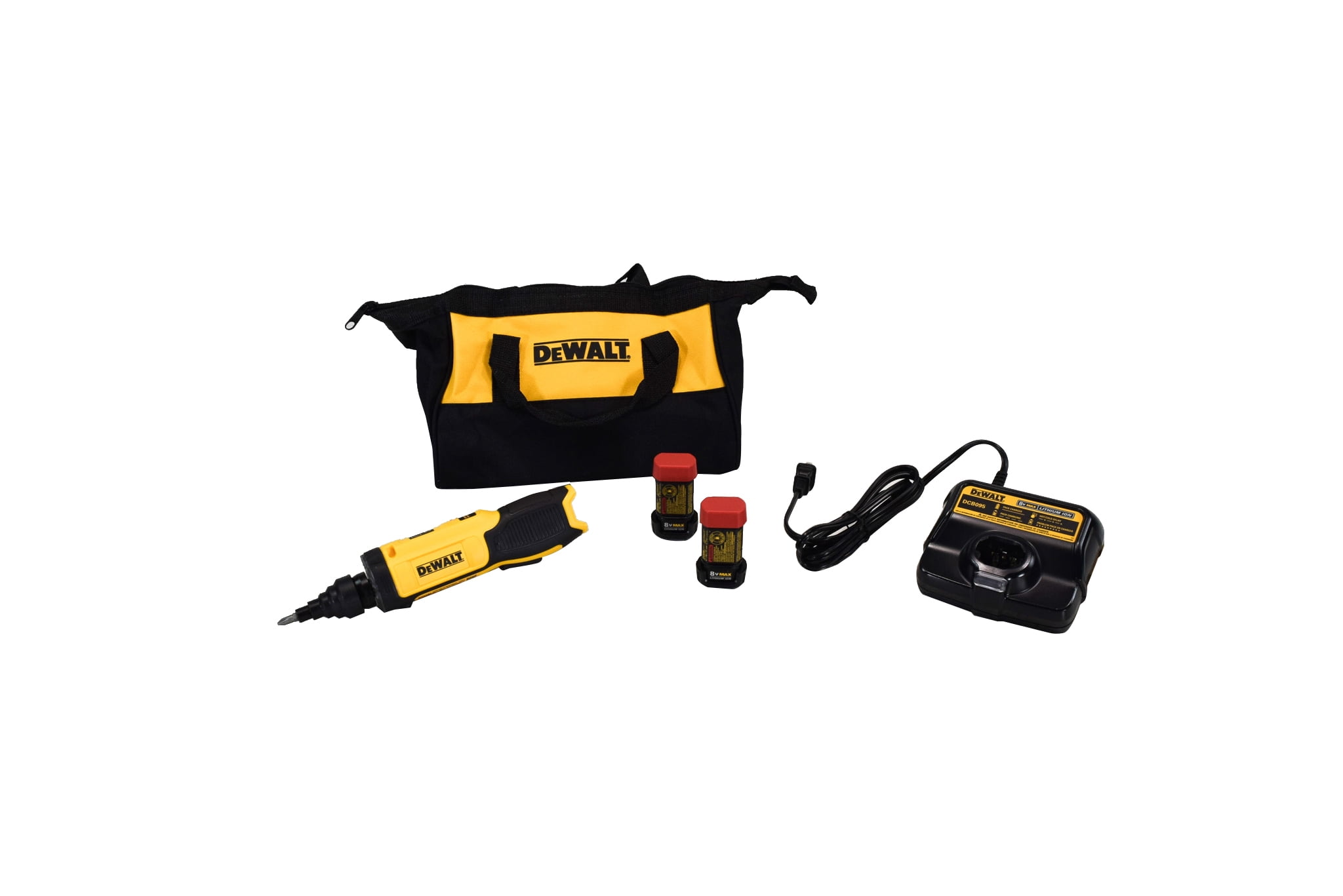 DeWalt DCF681N2 8V Cordless Gyroscopic Screwdriver Kit w