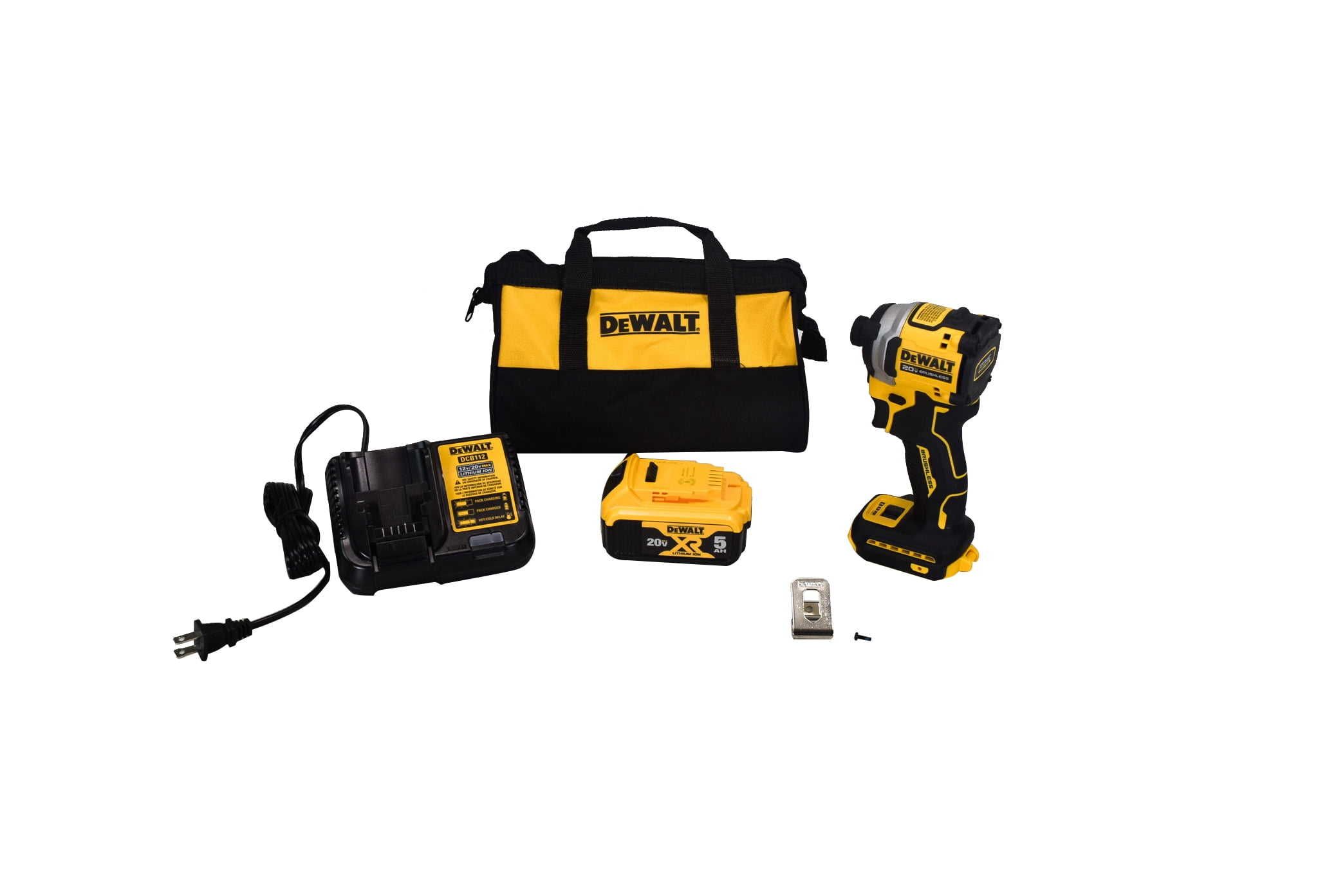 DeWalt DCF850P1 20V 1/4" Cordless Impact Driver Kit w/ Battery, Charger and Bag