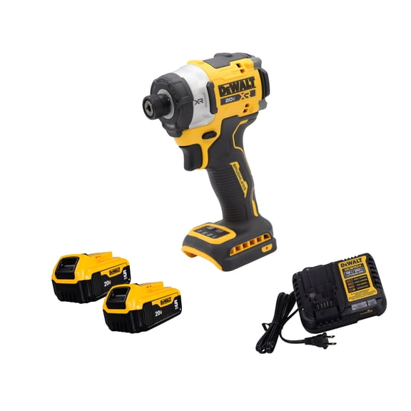 DeWalt DCF860B 20V 1/4" Cordless Impact Driver w/ (2) 5Ah Batteries, & Charger