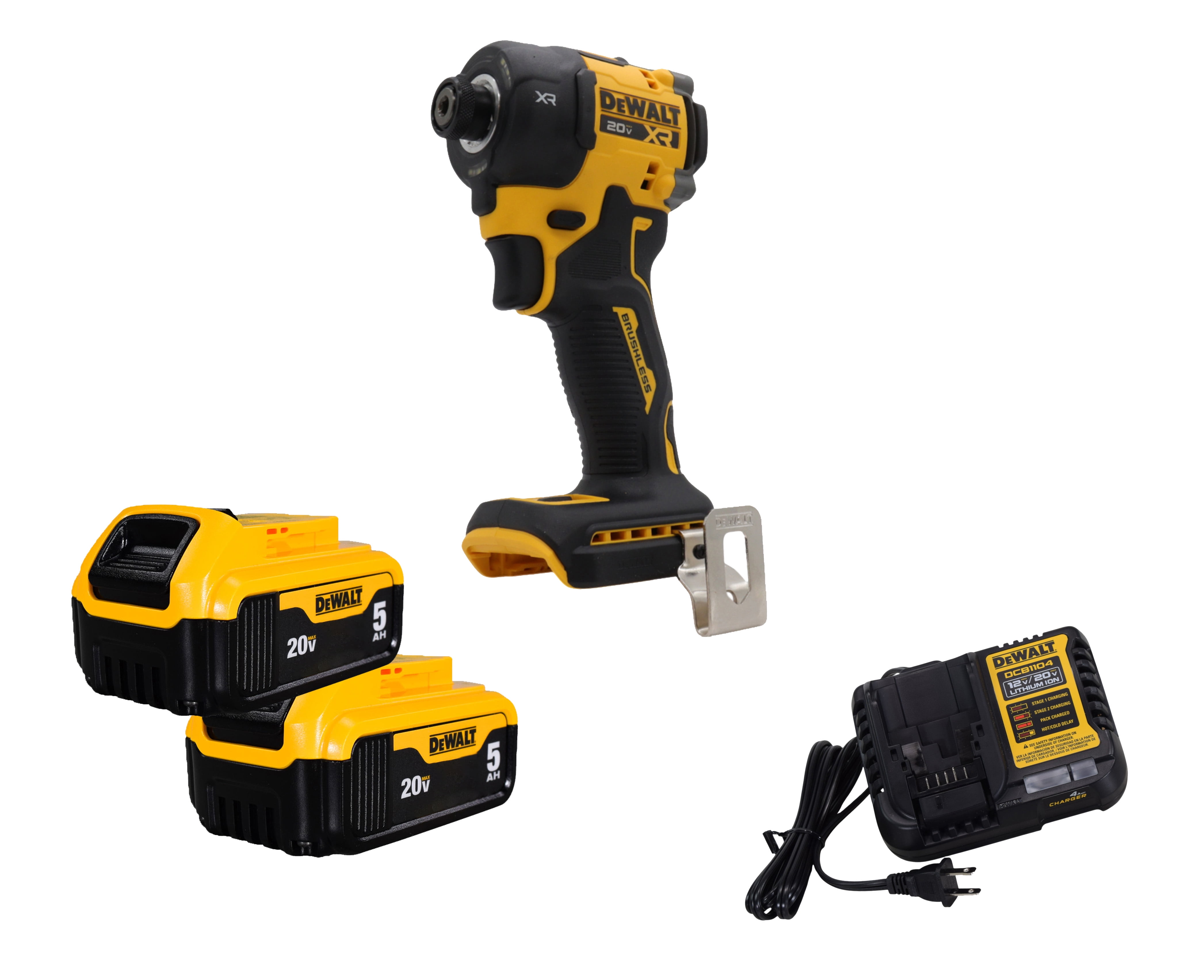 DeWalt DCF870B 20V Hydraulic Impact Driver with (2) 5Ah Batteries, & Charger