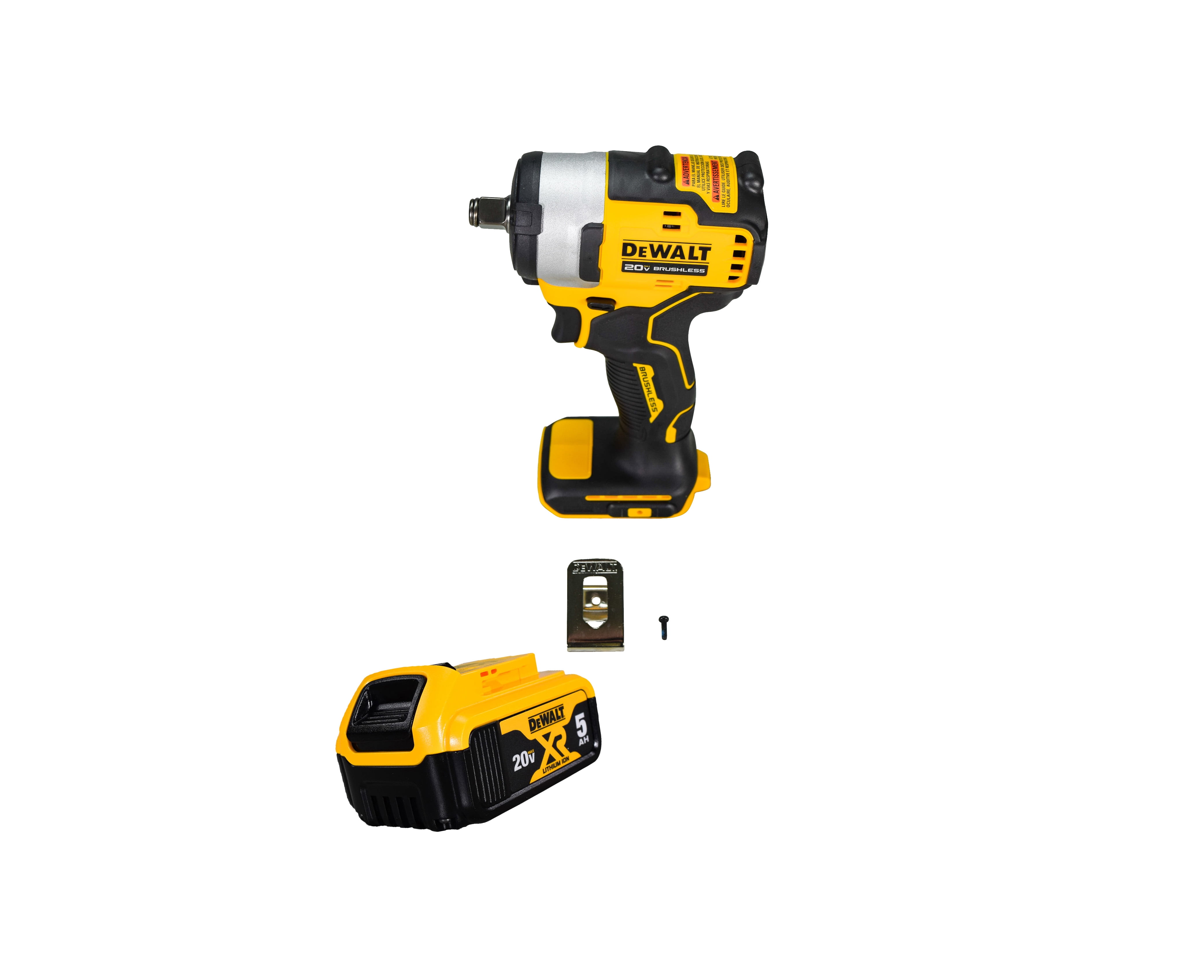 DeWalt DCF911B 20V MAX 1/2" Cordless Impact Wrench with 5Ah Battery