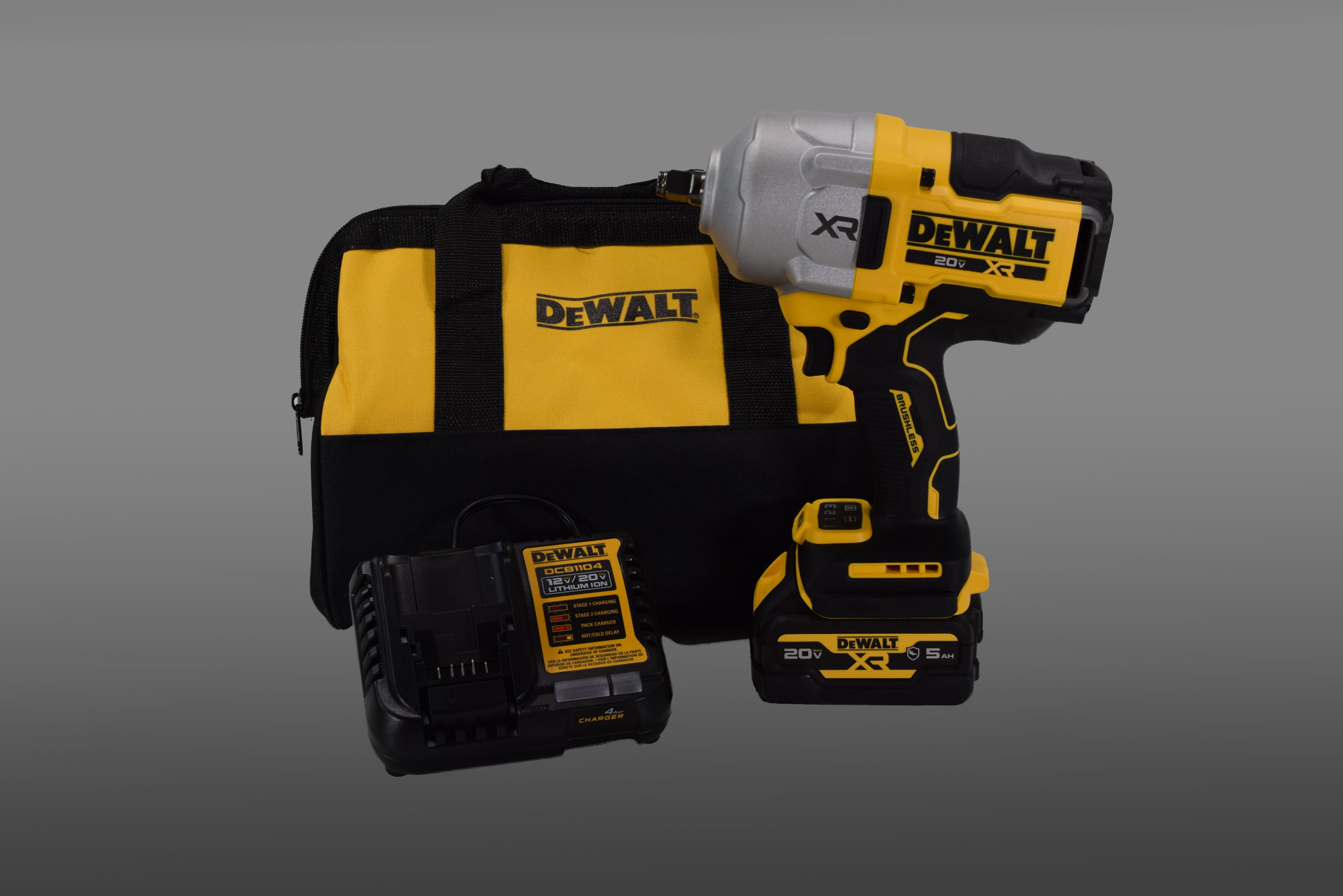 DeWalt DCF961GP1 20V MAX Cordless 1/2" Impact Wrench Hog Ring Kit with