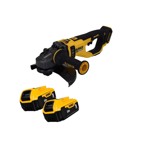 DeWalt DCG460B 60V MAX 7" - 9" Cordless Angle Grinder with (2) 5Ah Batteries