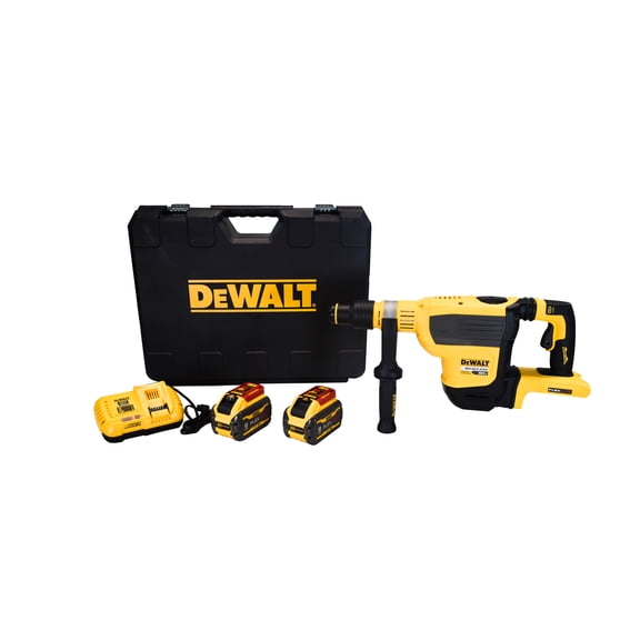 DeWalt DCH614X2 60V Cordless 1 3/4" SDS Rotary Hammer Kit w/ Batteries & Charger