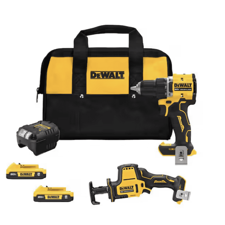 20-Volt MAX Lithium-Ion Cordless Combo Kit with (2) Batteries 1.3 Ah, Charger and Bag 20-Volt MAX Lithium-Ion Cordless Combo Kit with (2) Batteries 1.3 Ah, Charger and Bag
