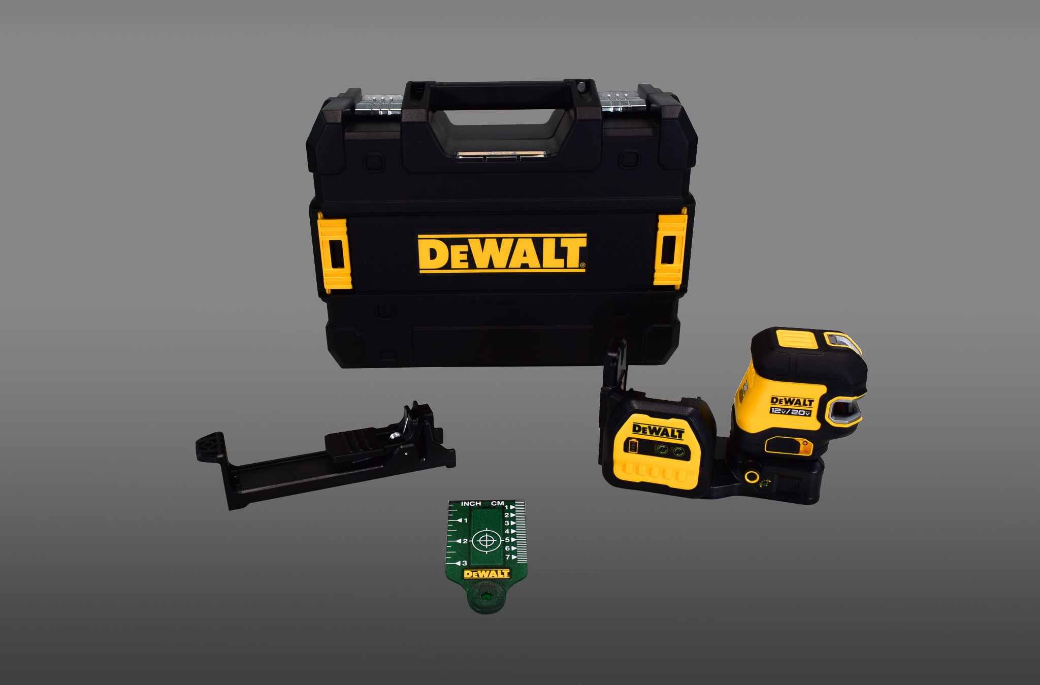 DeWalt DCLE34220GB 20V Cordless Green Cross Line Laser Level DeWalt DCLE34220GB 20V Cordless Green Cross Line Laser Level