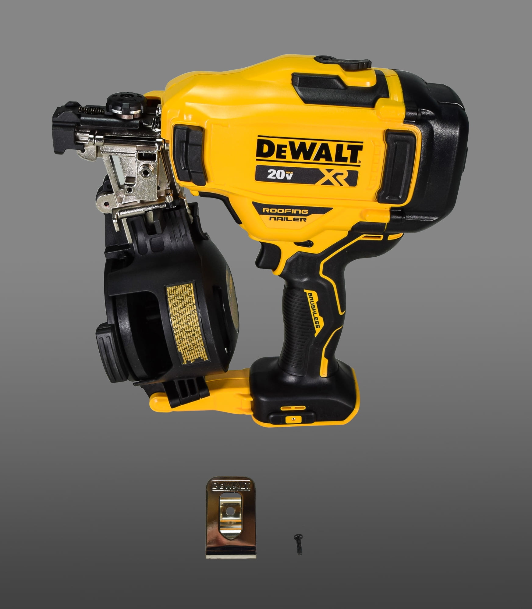 DeWalt DCN45RNB 20V Max 15 Degree Cordless Coil Roofing Nailer (Tool ...