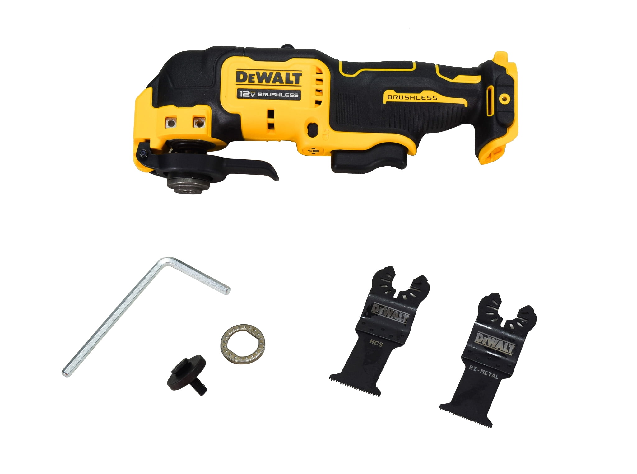 DeWalt DCS353B Brushless Oscillating Tool 12V Cordless with two Blades 