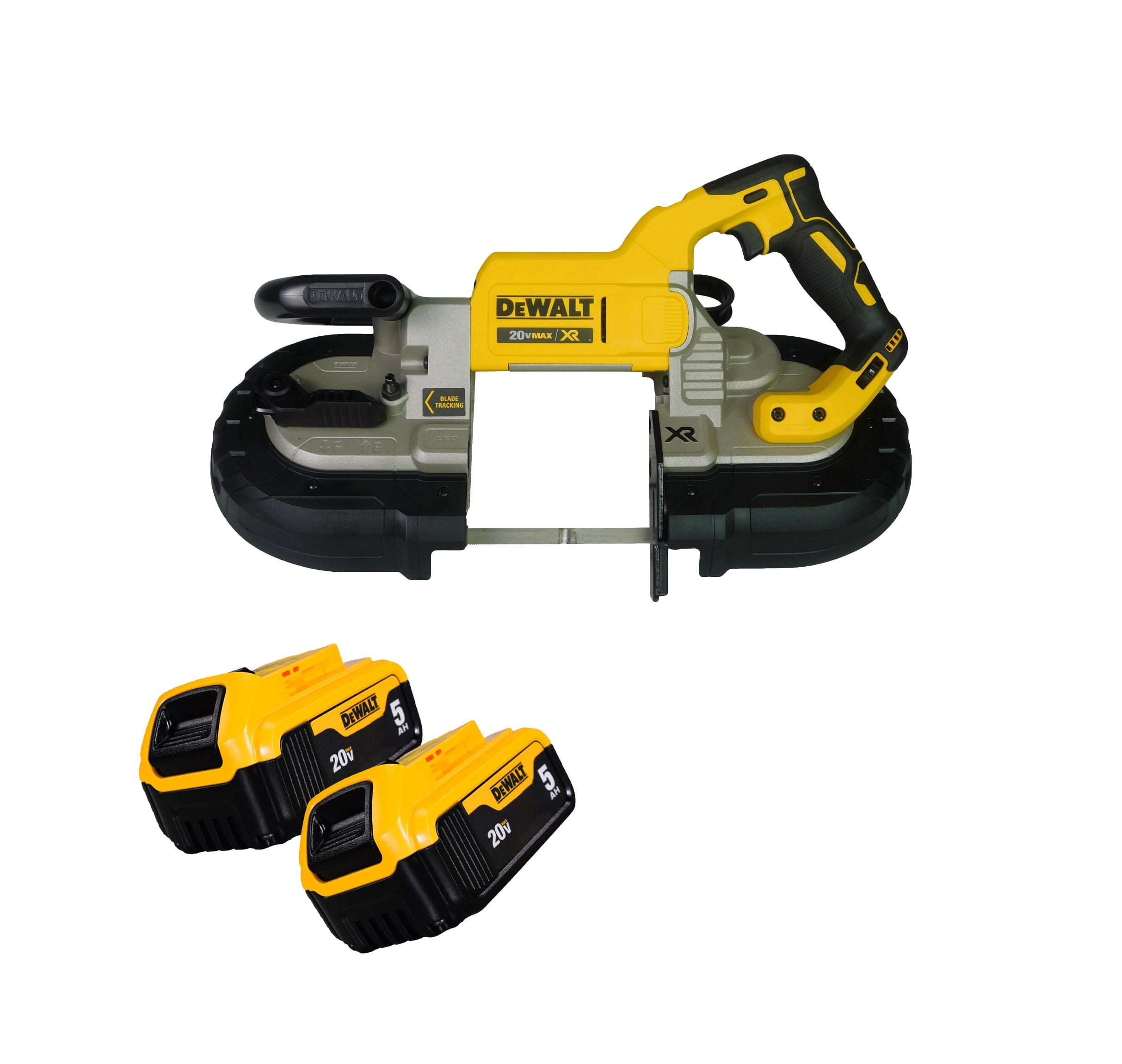 DeWalt DCS374B 20V Max Cordless Deep Cut Band Saw with (2) 5Ah Batteries