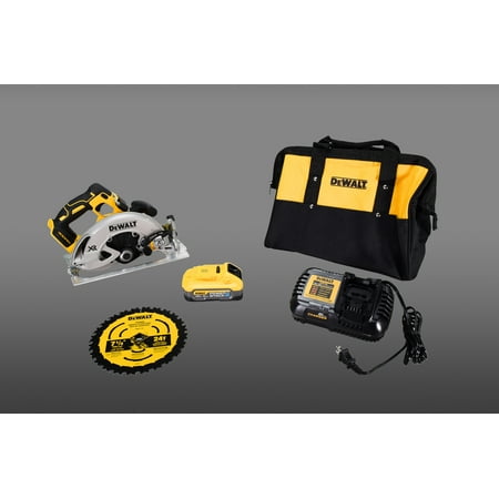 DeWalt DCS570H1 20V Cordless 7 1/4" Circular Saw Kit w/ 5Ah Battery & Charger