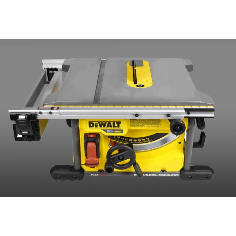 FLEXVOLT 60-Volt MAX Lithium-Ion Cordless Brushless 8-1/4 in. Table Saw (Tool-Only)