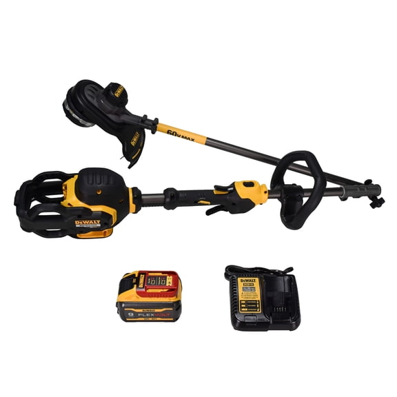 DeWalt DCST970X1S FLEXVOLT 60V MAX Cordless String Trimmer Kit with 3.0Ah Lithium Ion Battery & Charger