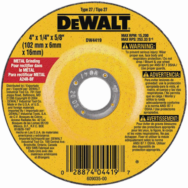 Makita 4 Inch Grinding Wheels 10-Pack - Aggressive Metal Grinding Discs | 4x1/4x5/8 Inch Size
