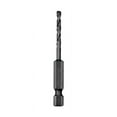 thumbnail image 1 of DEWALT DD5128 Impact Drill Bit, 7/16 in Dia, 4 in OAL, Spiral Flute, 1/4 in Dia Shank, Hex Shank Titanium, 1 of 7
