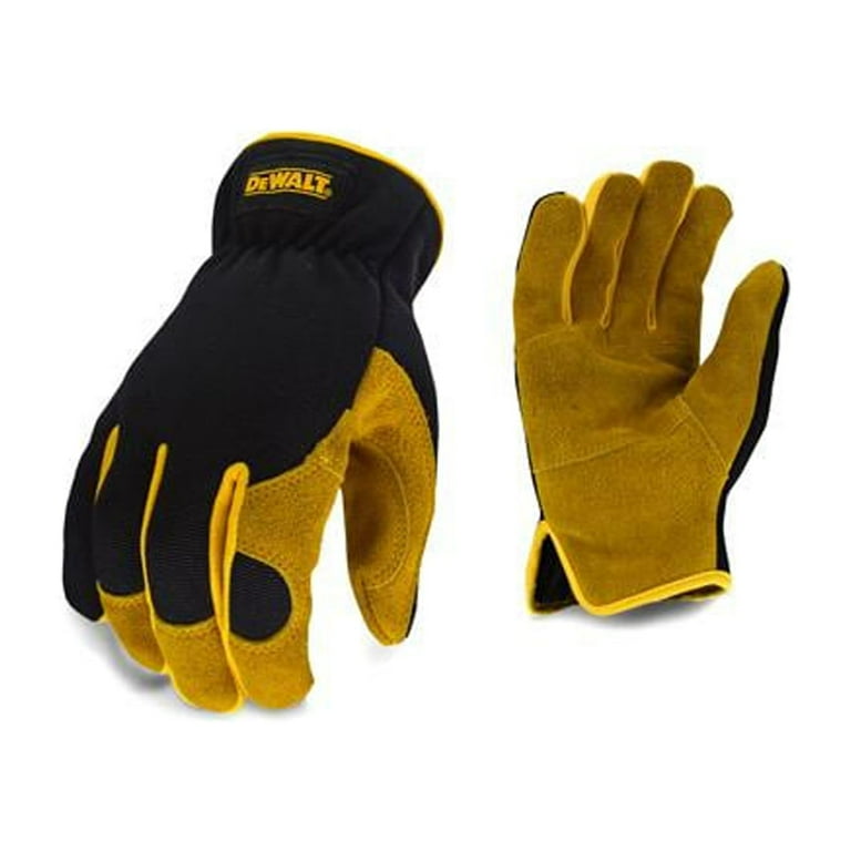 DeWalt DPG216XL Performance Hybrid Work Gloves, Leather, Men's XL