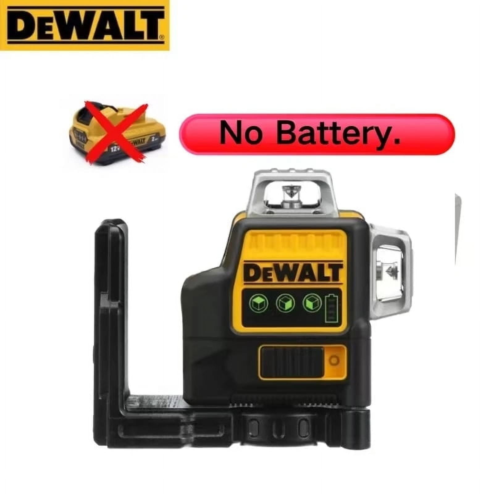 DeWalt® DW089LG 12V 3 x 360 Red Beam Line Laser (Tool Only)