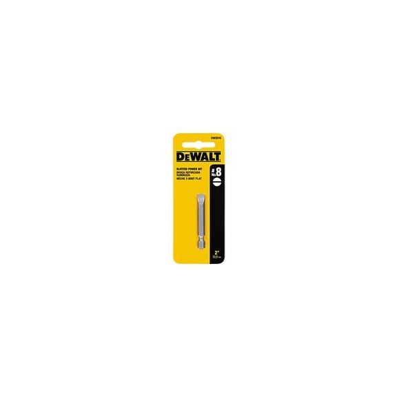 DeWalt DW2016 #8 Slotted 2 In. Power Drill Bit - Quantity 5