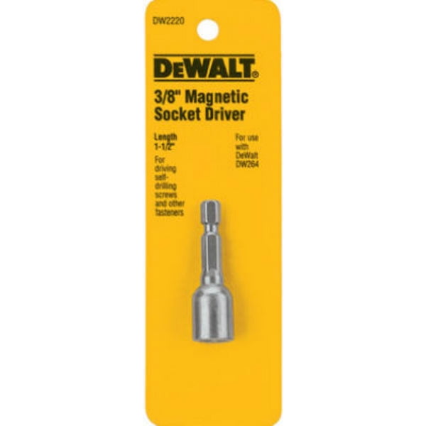 DeWalt DW2220 Hex Socket Driver, 3/8" x 17/16", Each