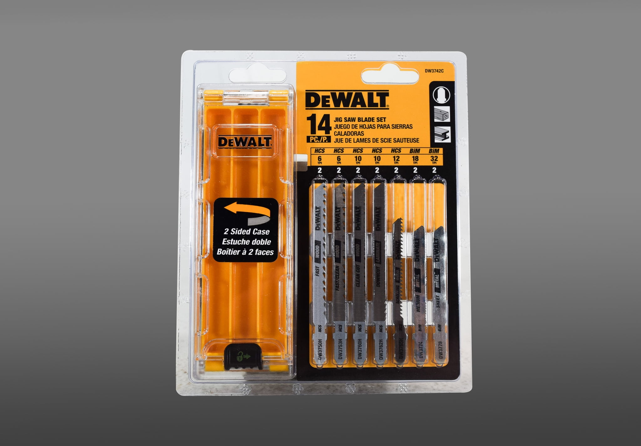 DeWalt DW3742C T Shank Bi Metal Blade Set 14 Piece Walmart