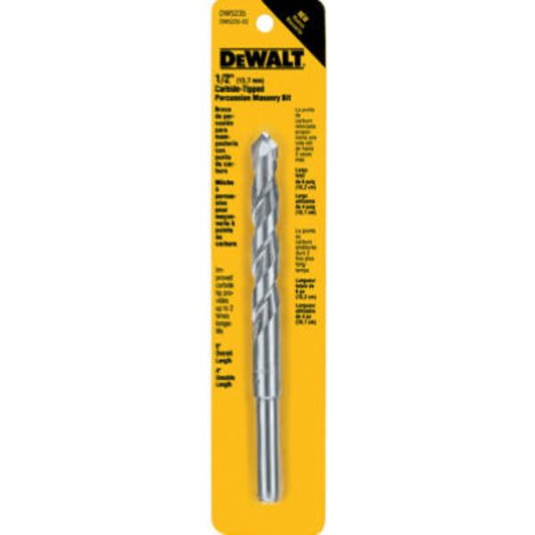 DeWalt DW5230 Carbide Tipped Premium Percussion Masonry Drill Bit, 3/8