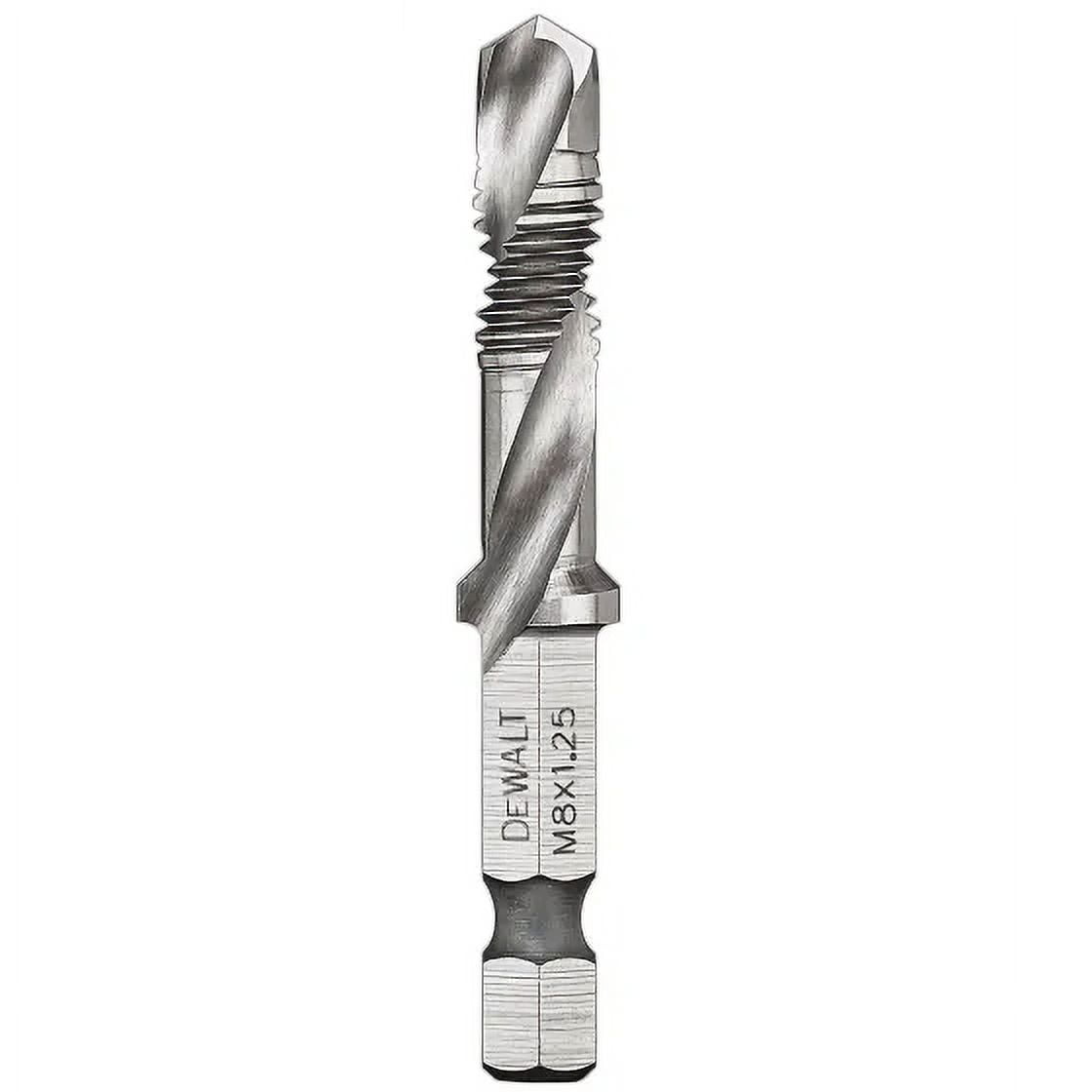 DeWalt DWADTQTR8MM125 Impact Ready Tap and Drill Bit 8 Millimeter