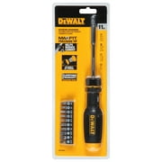 DeWalt DWHT68002 11-Pc. Max Fit Ratcheting Multi-Bit Screwdriver Set, Storage Handle - Quantity 1